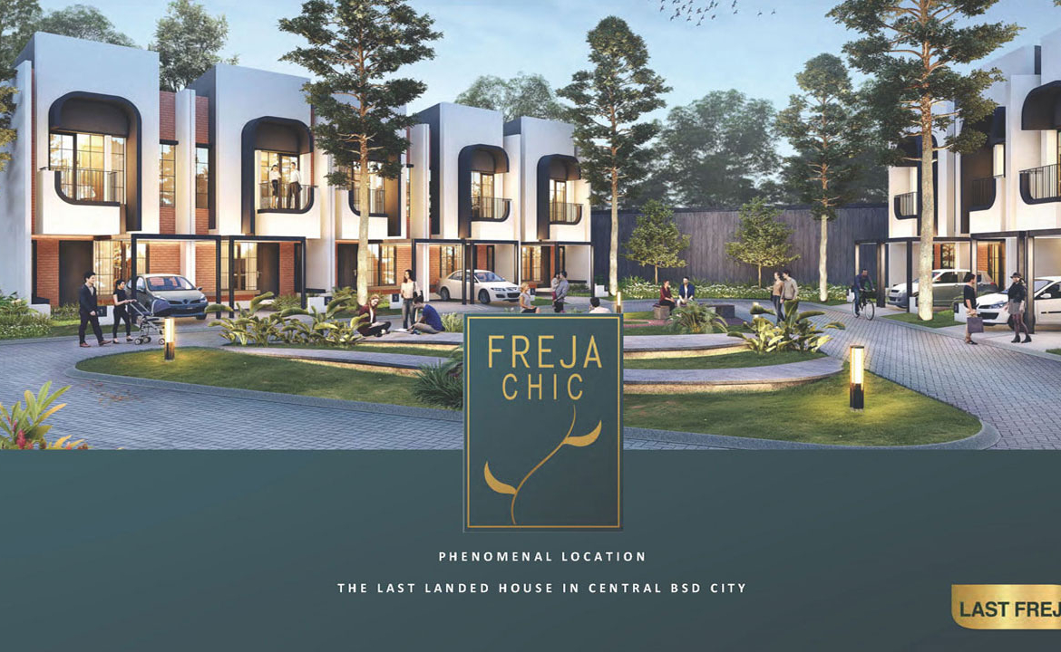 Freja Chic BSD City Rumah 2 Lantai Full Furnished