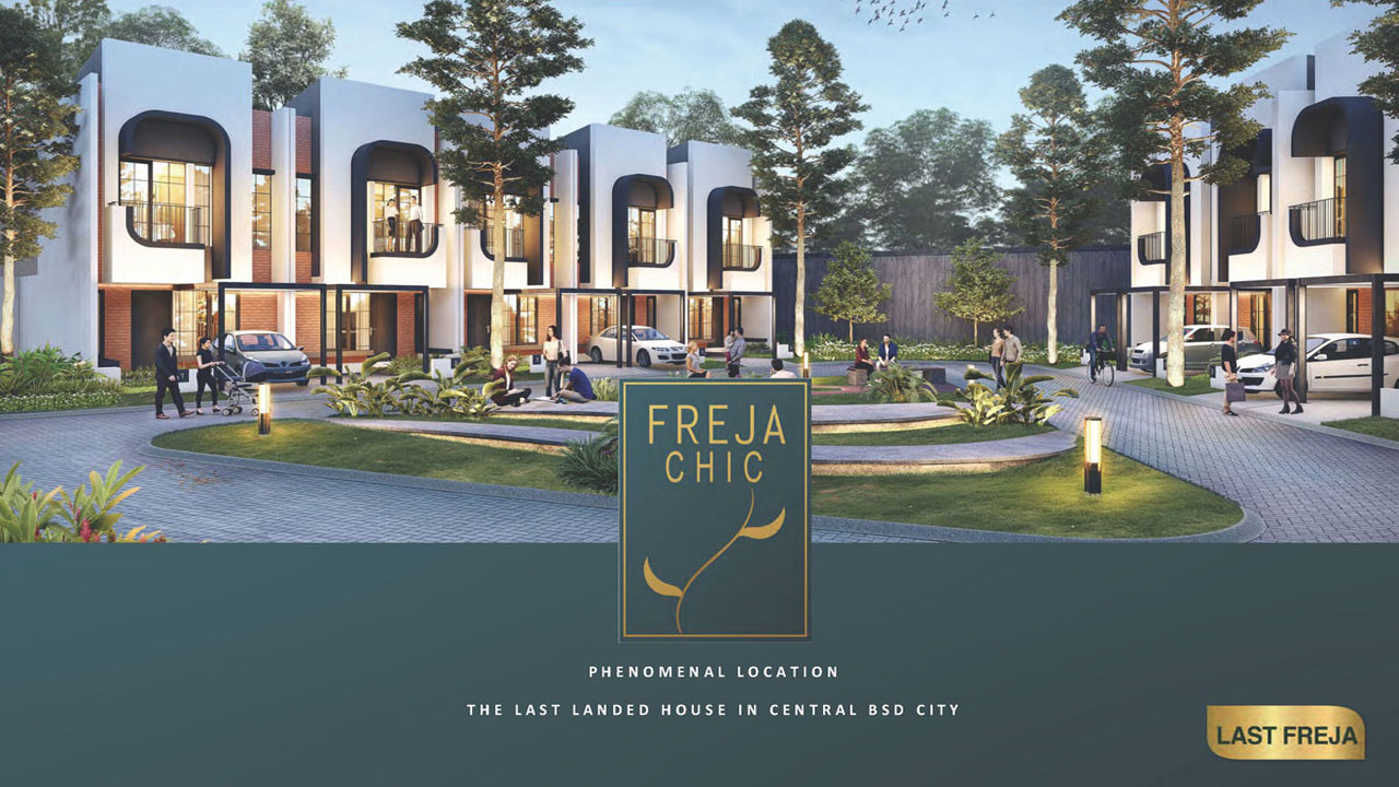 Freja Chic BSD City Rumah 2 Lantai Full Furnished